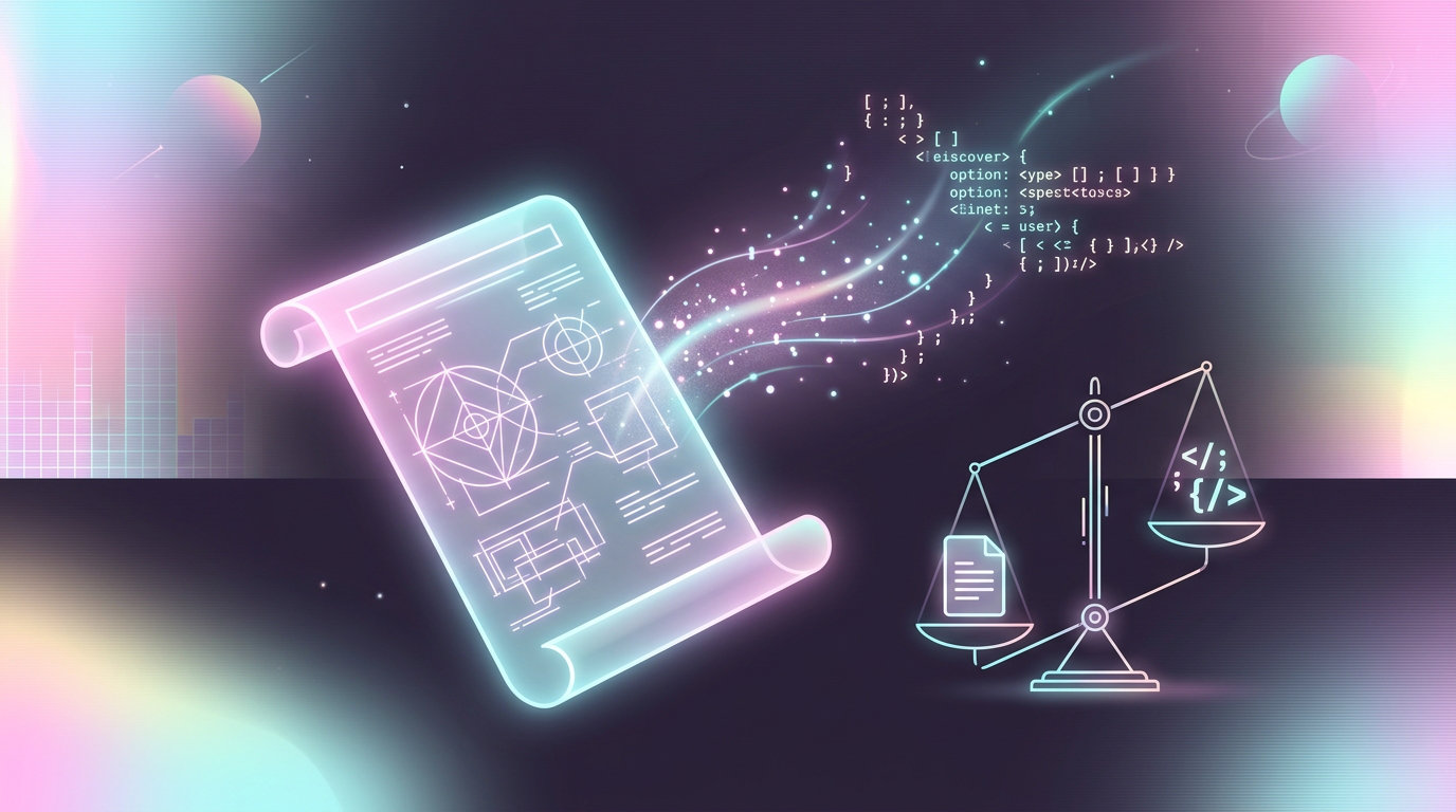 La specifica è il codice 📐